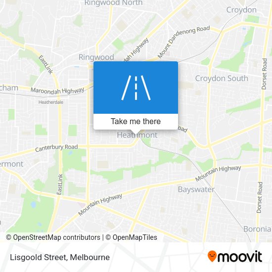 Lisgoold Street map