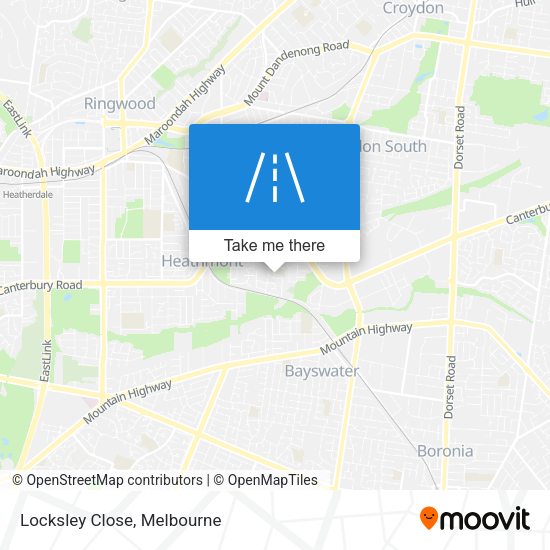 Locksley Close map