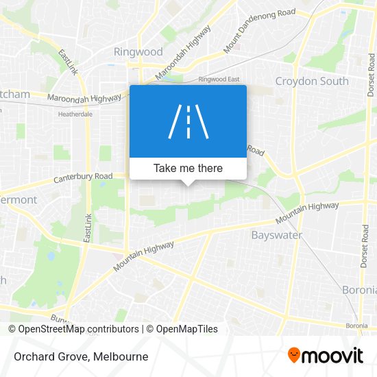 Orchard Grove map
