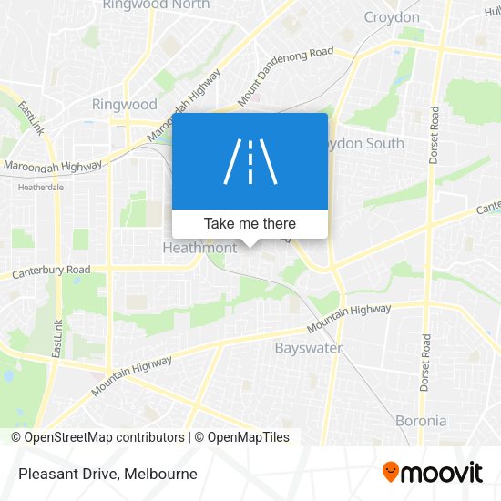 Pleasant Drive map