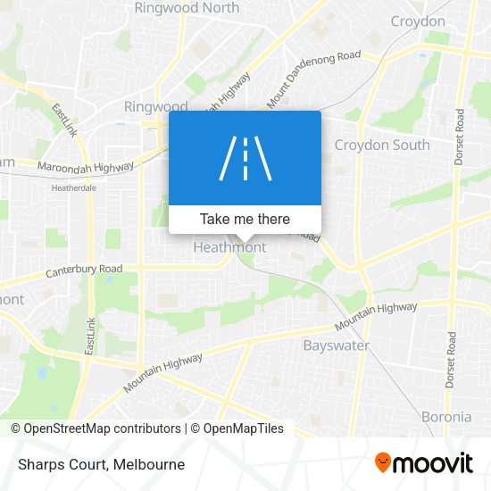 Sharps Court map