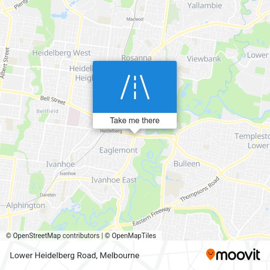 Lower Heidelberg Road map