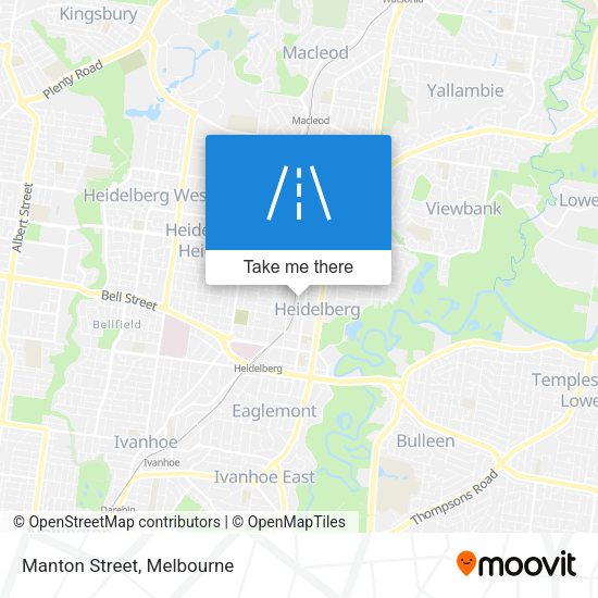 Manton Street map