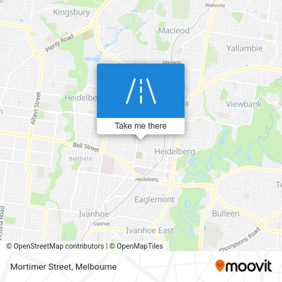 Mortimer Street map