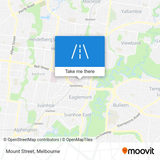 Mount Street map