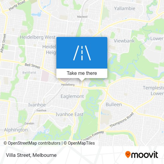Villa Street map