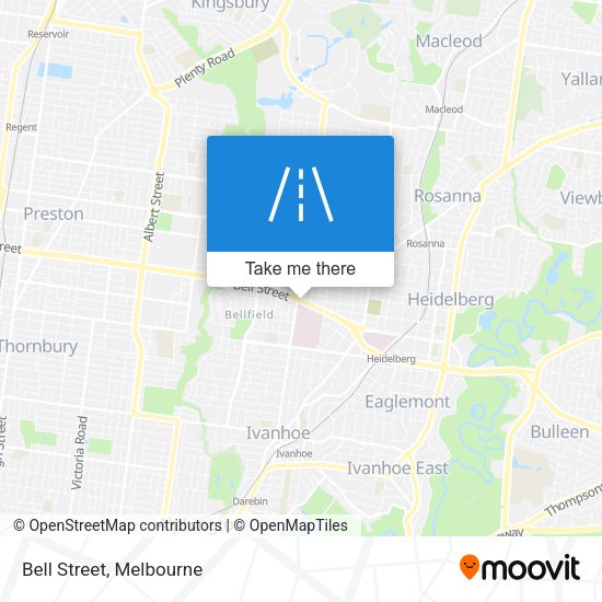 Bell Street map