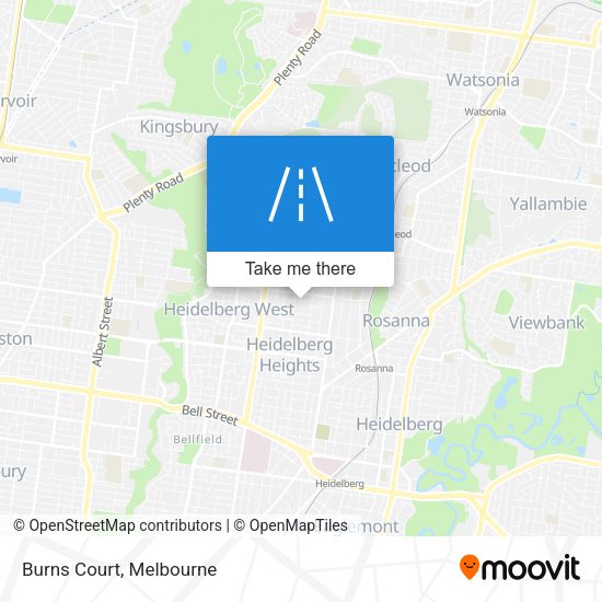 Burns Court map