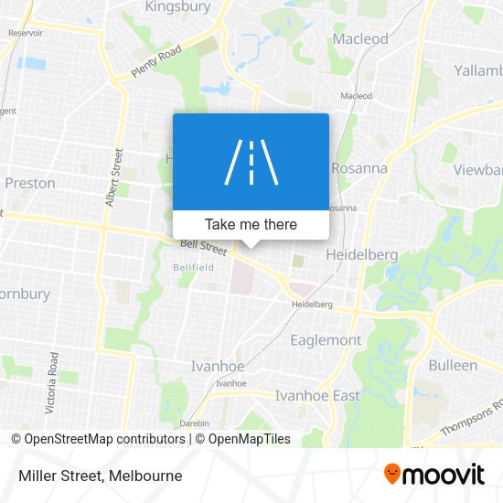 Miller Street map