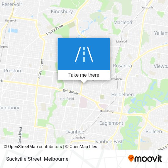 Sackville Street map