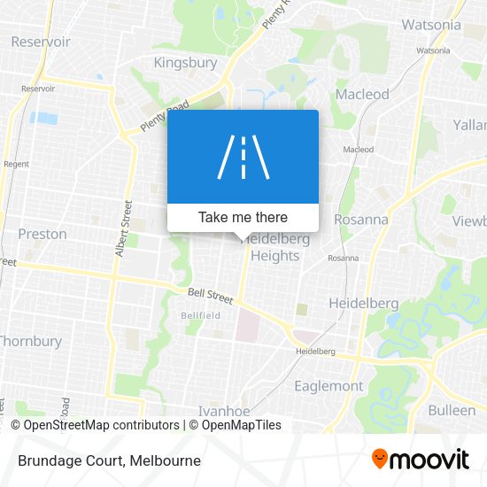 Brundage Court map