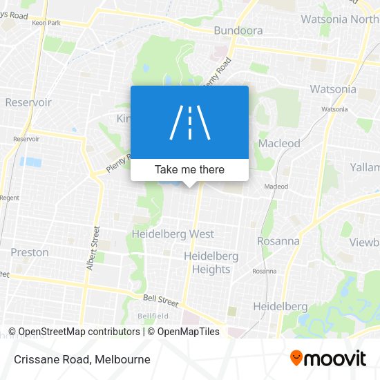 Crissane Road map