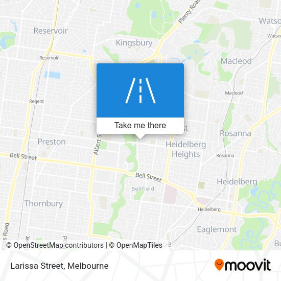 Larissa Street map