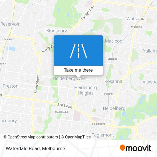 Waterdale Road map