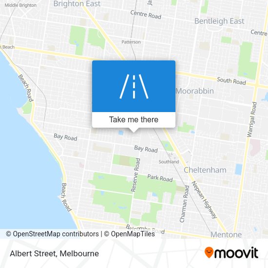 Albert Street map
