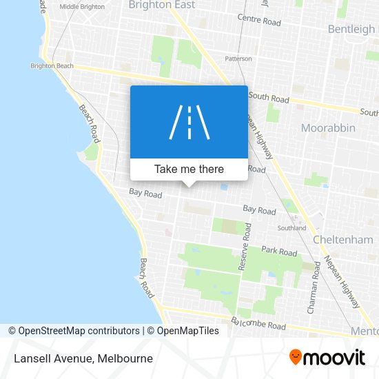 Lansell Avenue map