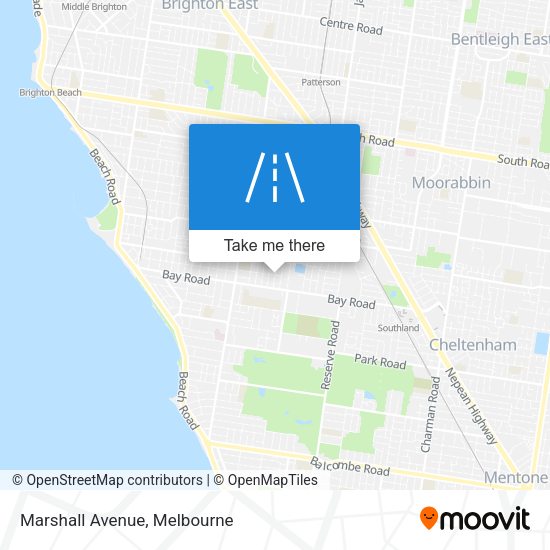 Marshall Avenue map