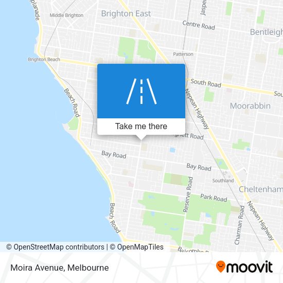 Moira Avenue map