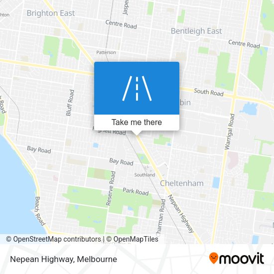 Nepean Highway map