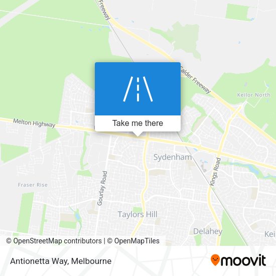 Antionetta Way map