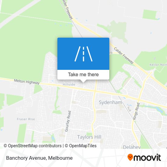 Banchory Avenue map