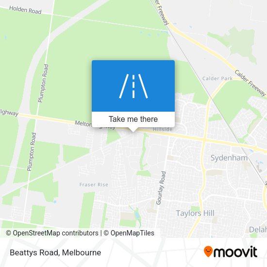 Beattys Road map