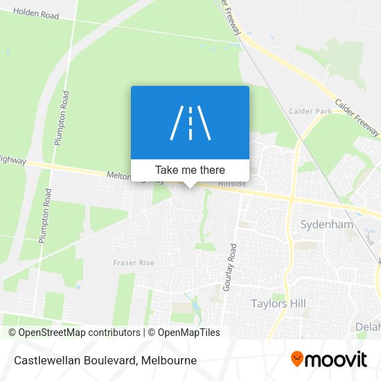 Castlewellan Boulevard map
