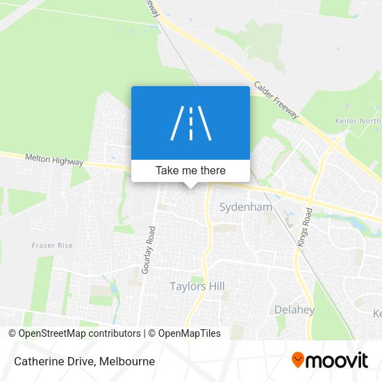 Catherine Drive map