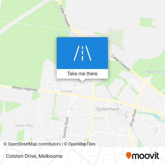 Colston Drive map
