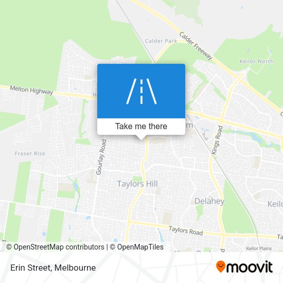 Erin Street map