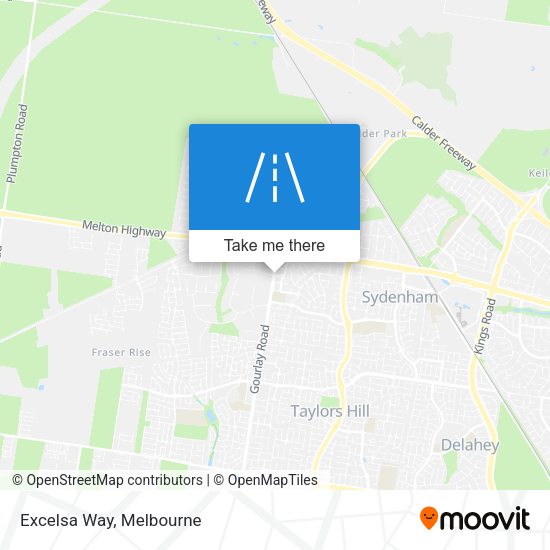 Excelsa Way map