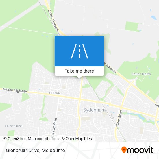 Glenbruar Drive map