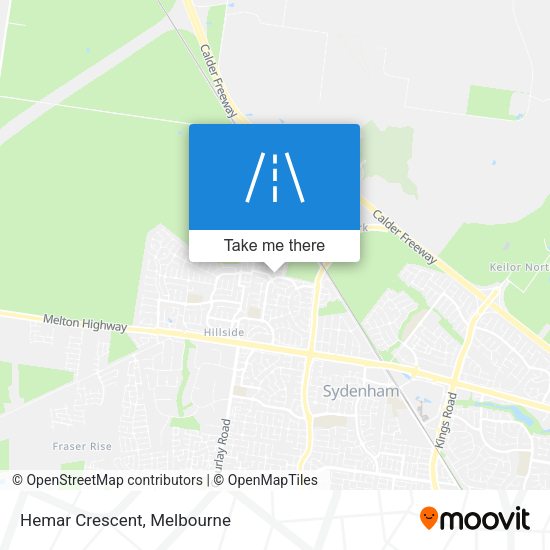 Hemar Crescent map