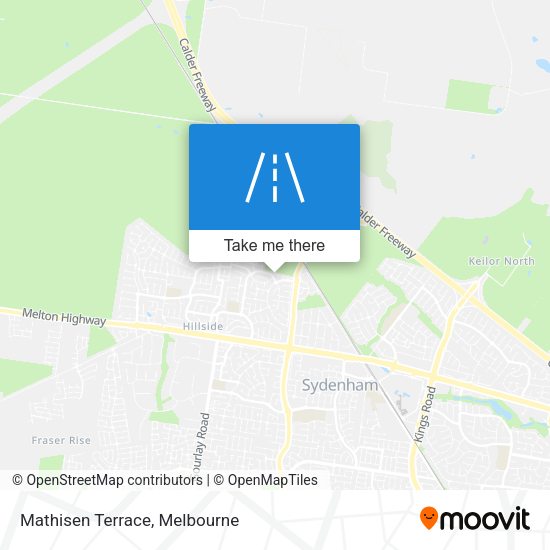 Mathisen Terrace map
