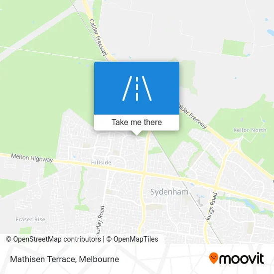 Mapa Mathisen Terrace