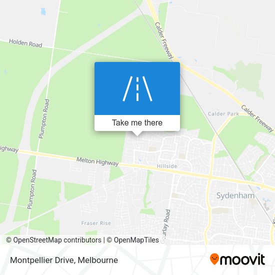 Montpellier Drive map
