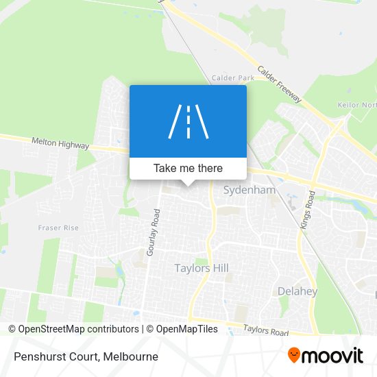 Penshurst Court map