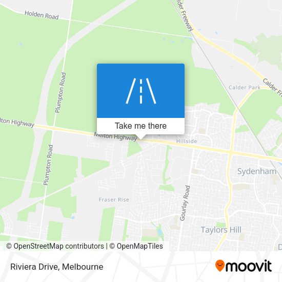 Riviera Drive map