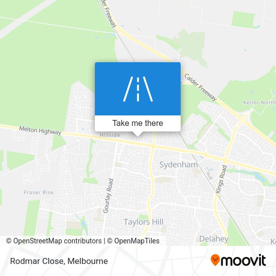 Rodmar Close map