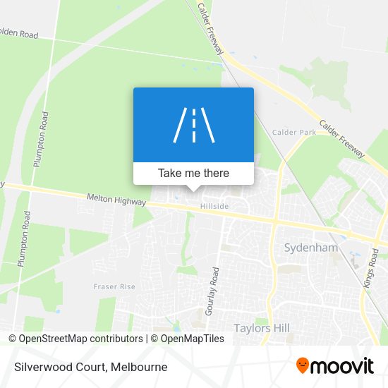 Silverwood Court map