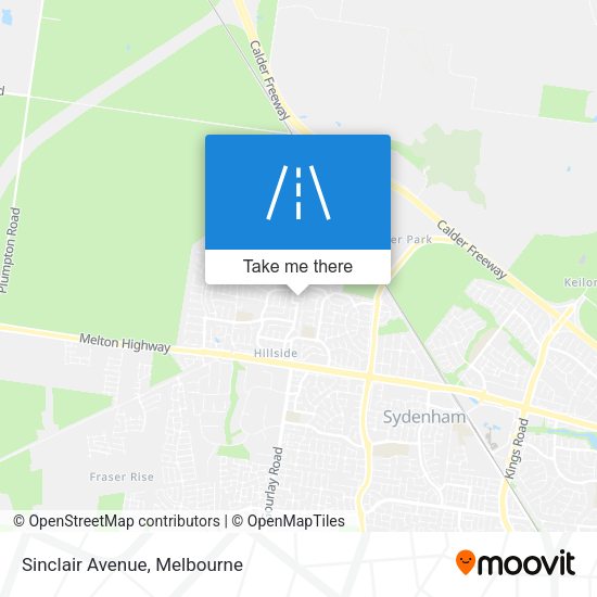 Sinclair Avenue map