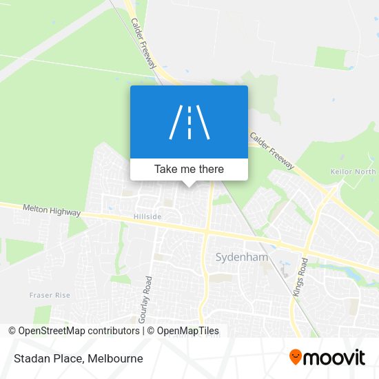 Stadan Place map