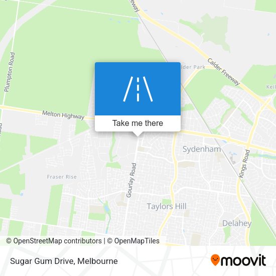 Sugar Gum Drive map