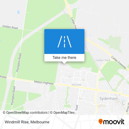 Windmill Rise map