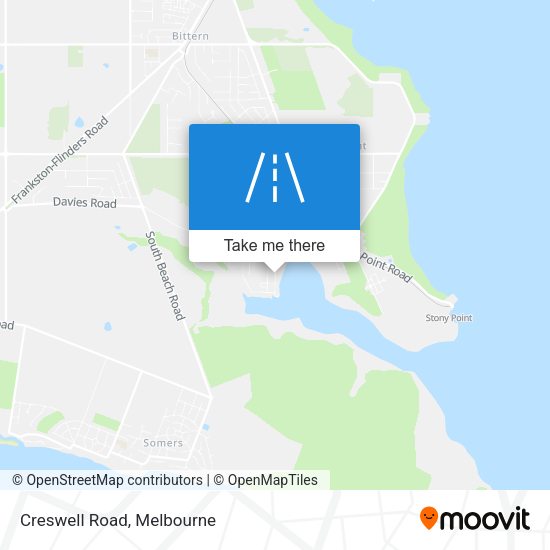 Creswell Road map