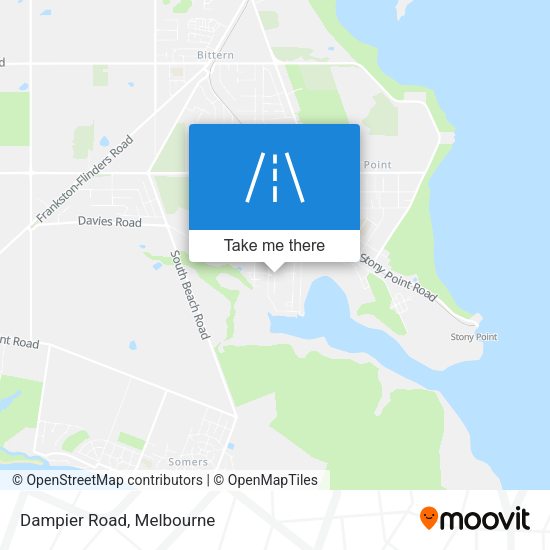 Dampier Road map