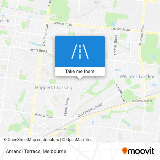 Amandi Terrace map