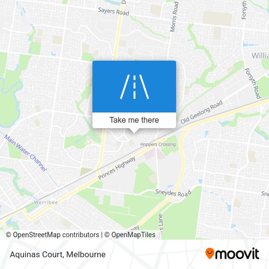 Aquinas Court map
