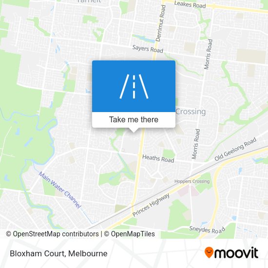 Bloxham Court map