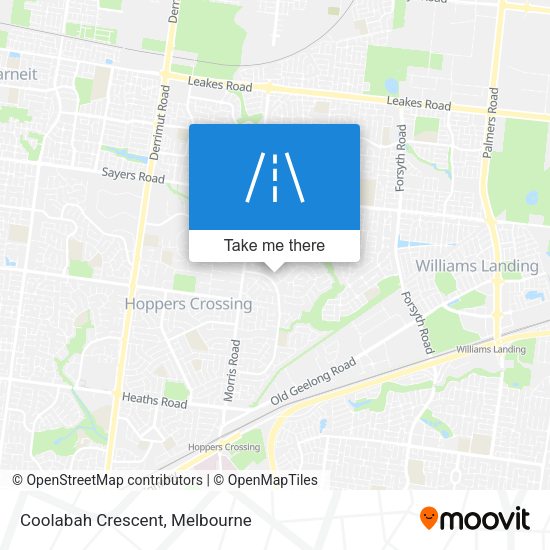 Coolabah Crescent map